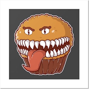Mimic Muffin With Face Posters and Art